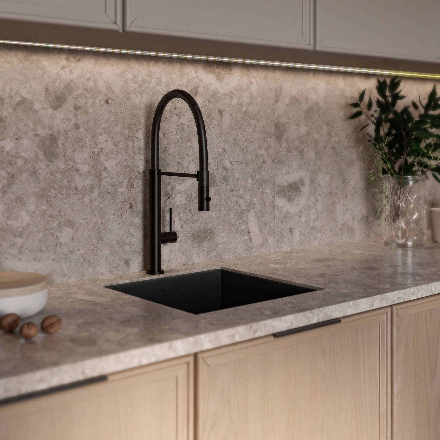 Смеситель для кухни SS-17/BL